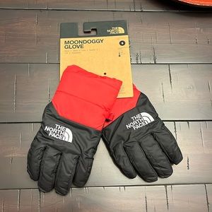 The North Face Moondoggy Gloves Sherpa Fleece Lined Boys Girls Small 6-7 Yr Old